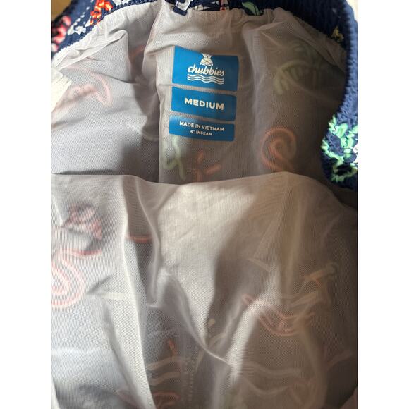 CHUBBIES “THE NEON LIGHTS” Swim trunks size M medium - Picture 3 of 4